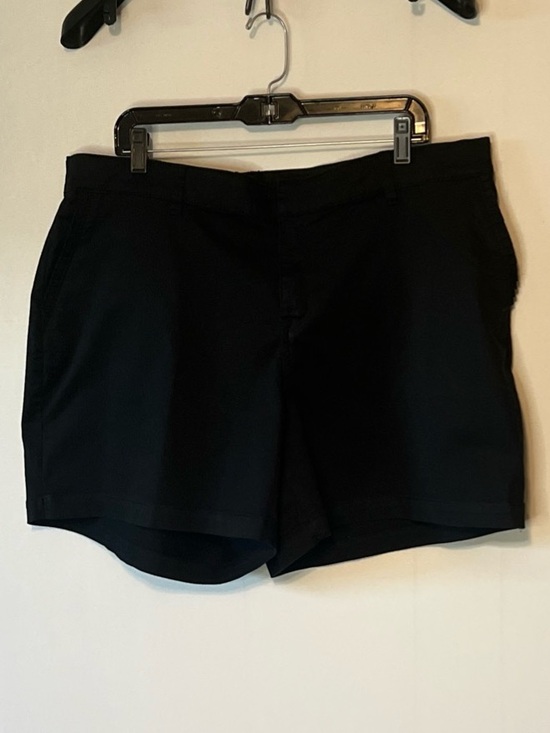 Lane Bryant Pants - Lane Bryant Womens Black Casual Shorts Clasp & Zip Size 20.